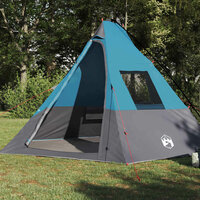 Tent met dak Anders Blauw en Zwart 383 x 338 x 217 cm Polyester 4