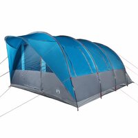 Tunneltent 5-persoons waterdicht blauw 5