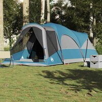 Tunneltent voor gezin 8-persoons waterdicht blauw 4