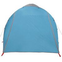 Tunneltent 6-persoons waterdicht blauw 6