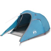 Tunneltent 3-persoons waterdicht blauw 4