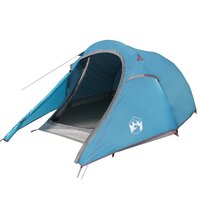Tunneltent 2-persoons waterdicht blauw 2