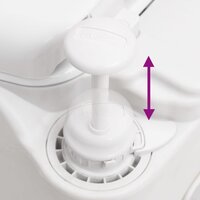 Campingtoilet ge&iuml;ntegreerd 24+17 L HDPE email  7