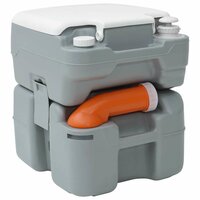 Camping Toilet Grijs 41.5 x 36.5 x 42 cm Kunststof 3