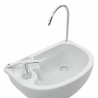 Camping Toilet 2 pcs Grijs en Wit 50.5 x 33 x 103 cm 9