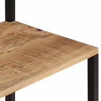 Kapstok met schoenenrek 68x30x182 cm massief ruw mangohout 6