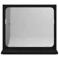 Badkamerspiegel Zwart Eiken 40x10,5x37 cm Bewerkt Hout 5