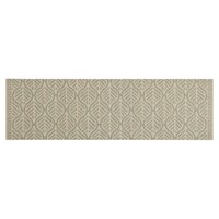 Keukenmat wasbaar bladprint 45x150 cm fluweel 2