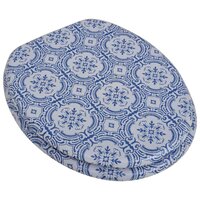 Toiletbrillen met deksels 2 st porselein MDF 2