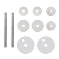 Toiletbrillen met deksels 2 st porselein MDF 8