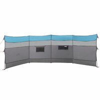 Windscherm camping waterdicht 510x153 cm blauw 6