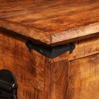 Opbergkist ruw mangohout  9