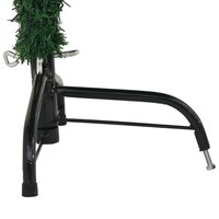 Kunstkerstboom met standaard half 150 cm PVC groen 8