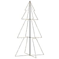 Kegelkerstboom 300 LED&amp;apos;s binnen en buiten 120x220 cm 2