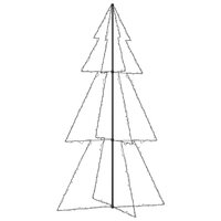 Kegelkerstboom 300 LED&amp;apos;s binnen en buiten 120x220 cm 4