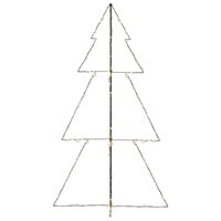 Kegelkerstboom 300 LED&amp;apos;s binnen en buiten 120x220 cm 5