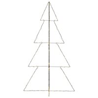 Kegelkerstboom 360 LED&amp;apos;s binnen en buiten 143x250 cm 5