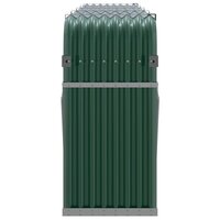 Haardhoutopslag 300x45x100 cm gegalvaniseerd staal groen 5
