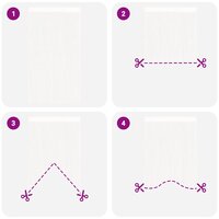 Draadgordijnen 2 st 140x250 cm wit 6