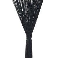 Draadgordijnen 2 st 140x250 cm zwart 6