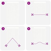 Draadgordijnen 2 st 100x250 cm wit 6