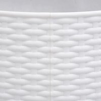 Kerstboomrok &Oslash;56x23 cm kunststof wit 7