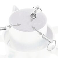 Kerstboomstandaard 47x47x13,5 cm wit 5