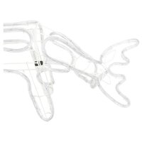 Kerstfiguur rendier warmwit 73x31x45 cm 5