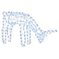 Kerstverlichting rendieren koudwit 73x31x45 cm 2