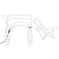 Kerstfiguur rendier 2 st 73x31x45 cm warmwit 3
