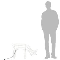 Kerstverlichting rendieren 2 st 73x31x45 cm koudwit 7