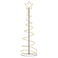 LED-kerstboom 120 LEDs warm wit 180 cm 2