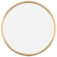 Wandspiegel rond &Oslash;20 cm goudkleurig 2