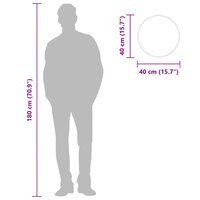 Wandspiegel rond &Oslash;40 cm goudkleurig 7