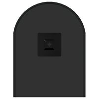 Wandspiegel 50x20 cm ovaal zwart 5