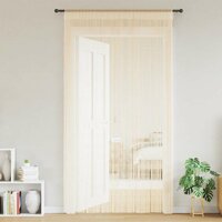 Draadgordijnen 140x250 cm cr&egrave;me 2 st 2