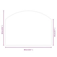 Glasplaat openhaard 80x60 cm 9