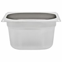 Gastronormbakken 12 st GN 1/6 100 mm roestvrij staal  5