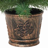 Kunstkerstboom met standaard Groen 95 cm PVC, PE en staal 6