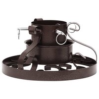 Kerstboomstandaard in antieke stijl 29x29x15,5 cm koperkleurig 4