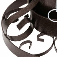 Kerstboomstandaard in antieke stijl 29x29x15,5 cm koperkleurig 6