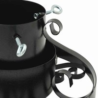 Kerstboomstandaard Zwart 40 x 40 x 21 cm Staal 8