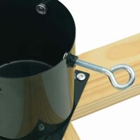 Kerstboomstandaard Groen 50 x 50 x 16 cm Massief grenenhout 8