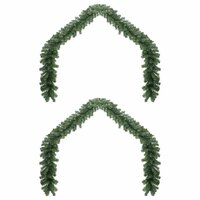 Kerstkrans 2 pcs Groen 20 m PVC 3