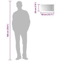 Badkamerspiegel LED 40x20 cm 6