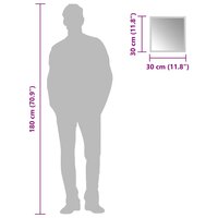 Badkamerspiegel LED 30x30 cm 6