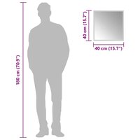 Badkamerspiegel LED 40x40 cm 6