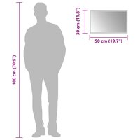 Badkamerspiegel LED 50x30 cm 6