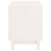 Hondenhok 50x40x52 cm massief grenenhout wit 6