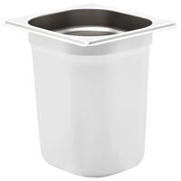 Gastronormbakken 8 st GN 1/6 200 mm roestvrij staal 3